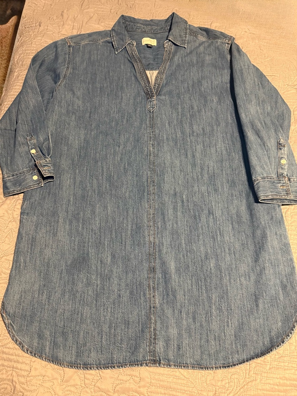 Universal Thread Classic Blue Denim Dress - Picture 6 of 8